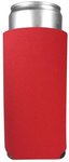 FoamZone Collapsible 12 oz. Slim Can Cooler - Red