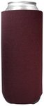 FoamZone Collapsible 24 oz. Can Cooler - Burgundy