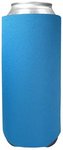 FoamZone Collapsible 24 oz. Can Cooler - Neon Blue