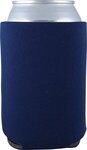 FoamZone Collapsible Can Cooler - Navy Blue