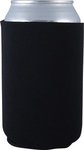 FoamZone Neoprene Collapsible Can Cooler - Black