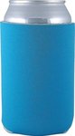 FoamZone Neoprene Collapsible Can Cooler - Neon Blue