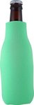 FoamZone Zippered Bottle Cooler - Lime Green