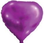 Foil Balloons Heart Shape 18" - Purple