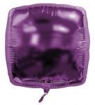 Foil Square Balloons 22" - Purple