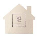 Foil Stamped 40 pt. White House Coaster -  