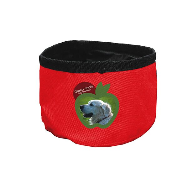 Main Product Image for Custom Printed Foldable Nylon Pet Bowl