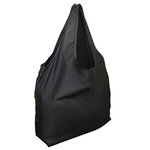 Foldable rPET Grocery Tote - Digital - Black