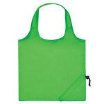Foldaway Tote Bag - Lime Green