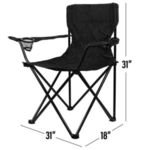 Folding 600D Polyester Travel Chair - Youth Size