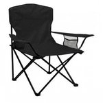 Folding Chair with Carrying Bag - Black