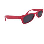 Folding Malibu Sunglasses - Red