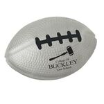 Football Shape Stress Reliever - Silver