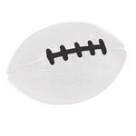 Football Shape Stress Reliever - White