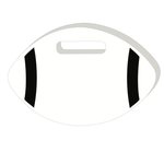 Football Shape Weatherproof Seat Cushion - White