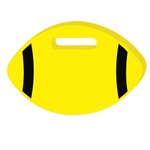 Football Shape Weatherproof Seat Cushion - Yellow