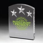 Buy Freestanding Acrylic Award - Silkscreen