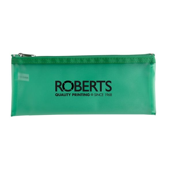 Main Product Image for Custom Printed Frosted Pencil Pouch
