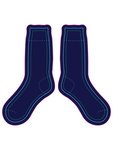 Full Color Dress Socks - Navy Blue