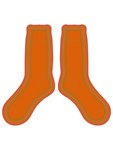 Full Color Dress Socks - Orange