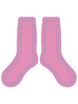 Full Color Dress Socks - Pink
