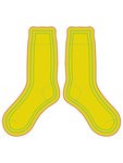 Full Color Dress Socks - Yellow