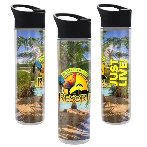 Main Product Image for Full Color Wrap 16 Oz Insulated Bottle With Pop Up Sip Lid