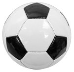 Full Size Synthetic Leather Soccer Ball - Black