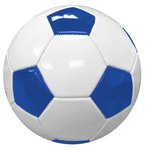Full Size Synthetic Leather Soccer Ball -  Blue