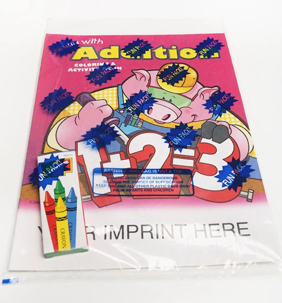 Main Product Image for Fun With Addition Coloring Book Fun Pack USA Made