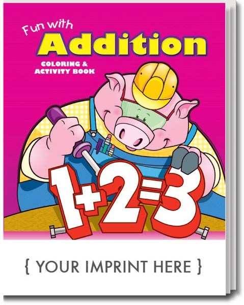 Main Product Image for Fun With Addition Coloring Book USA Made