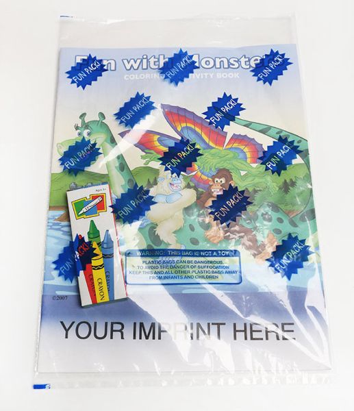 Main Product Image for Fun With Monsters Coloring Book Fun Pack USA Made