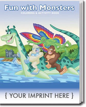 Main Product Image for Fun With Monsters Coloring Book