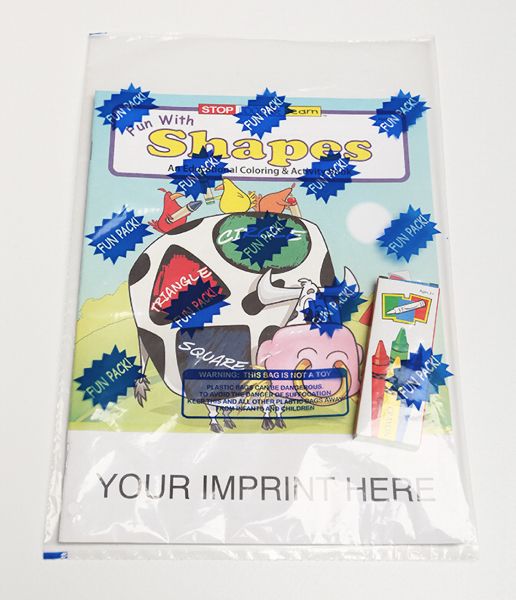 Main Product Image for Fun With Shapes Coloring Book Fun Pack USA Made