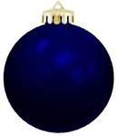 Fundraiser Shatterproof Ornament Round - USA MADE - Dark Blue