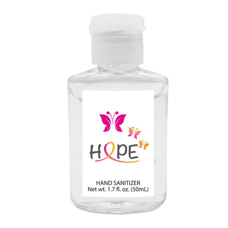 Main Product Image for Promotional Gel Sanitizer in Square Bottle - 1.7 oz