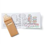 General Kids Coloring Book & 6-Color Pencil Set To-Go -  