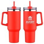 Genoa 40 oz Vacuum Insulated Travel Mug with Straw