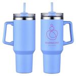 Genoa 40 oz Vacuum Insulated Travel Mug with Straw