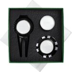 Gift Set with Poker Chip - Black