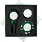 Gift Set with Poker Chip - Green