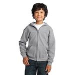 Gildan Youth Heavy Blend Full-Zip Hooded Sweatshirt. -  