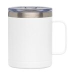 Glamping - 14 oz. Double-Wall Stainless Mug - Laser - White