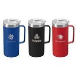 Glamping Tall 17 oz. Double-Wall Stainless Mug - Laser -  