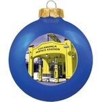 Glass Ball Ornament-80mm - Gloss Blue