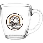 Glass Bistro Coffee Mug -  