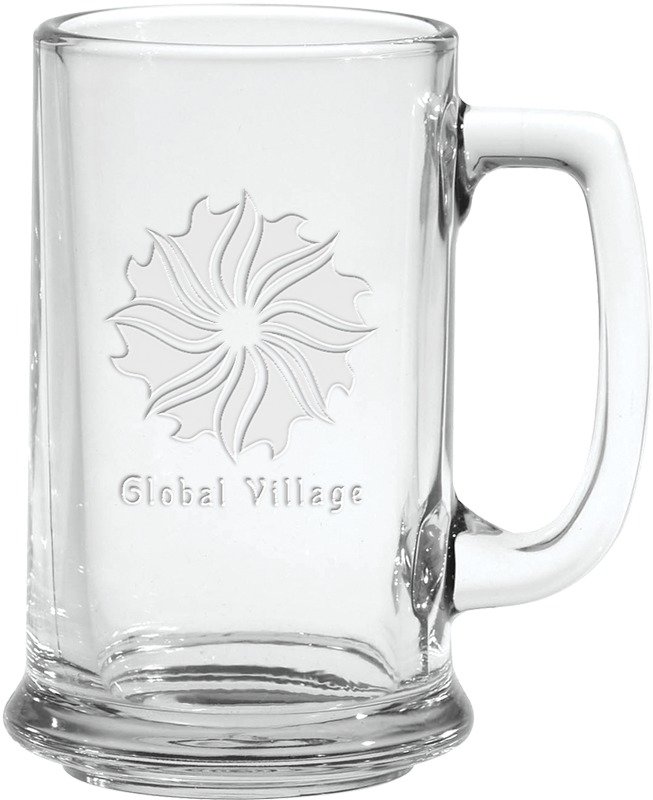 Main Product Image for Beer Tankard - Deep Etched Glass 15 Oz