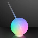 Glow Ball Light Up Tumbler with Straw, Deluxe Base -  