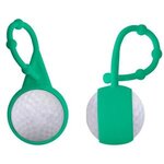 Golf Ball Lip Balm & Silicone Carabiner - Pantone Green