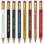 Golf Pencil - Hex with Eraser -  